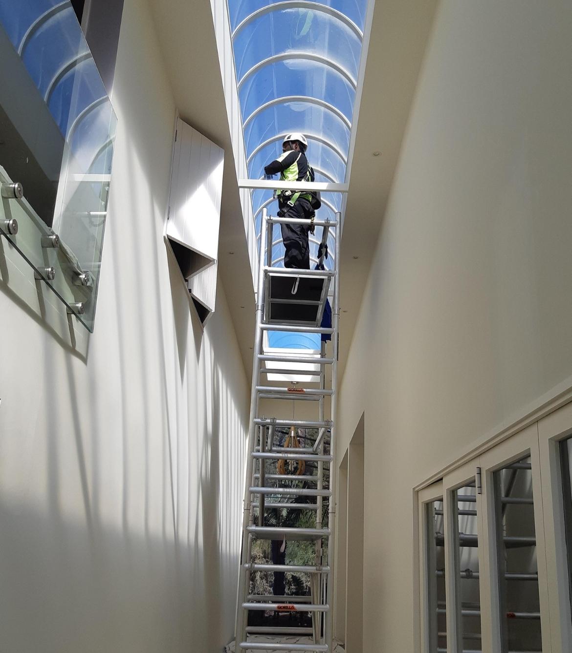 Atrium cleaning